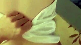 Bent over Vietnamese beauty takes hard doggystyle pounding