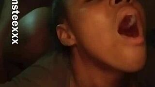 Sneaking Upstairs For Monster Cock Quicky At The Bbq!