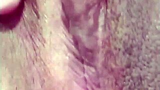 horny aussie wife masturbates wildly at home