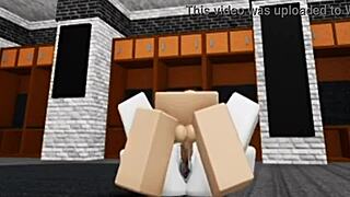 sl-slu... slutty bunny girl sneaks in locker room an' gets fucked haaard