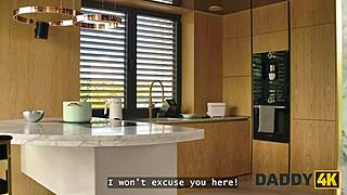 Little Czech 18+ slut Una Fairy experiments wildly with two monster cocks on sofa