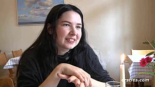 Sensual Sonja Caresses Herself Through Sheer Panties