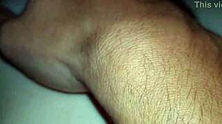 pretty brazilian pulls panties aside for intense wet pussy licking and creampie