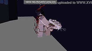 oh roblox cutie slut my heart races as she gets pounded hard