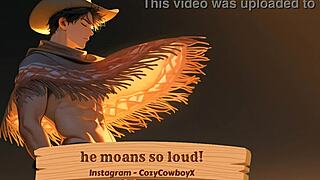 He MOANS Loud in Erotic Orgasm Frenzy