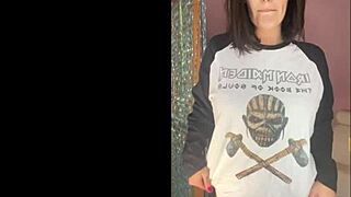 Mature tattooed milf mistress hits the spot with big tits pov domination