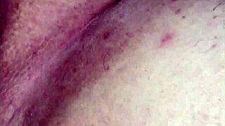 bbw couple starts with hot foreplay he licks her pussy eagerly