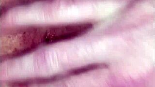 bbw couple starts with hot foreplay he licks her pussy eagerly