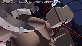 oh roblox cutie slut my heart races as she gets pounded hard