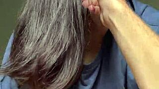 brazilian cutie deepthroats ragnar blanc's monster cock drooling