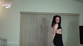 daisy garcia's cheerleader tryout ends in seth's anal creampie pounding!