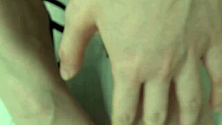 cum on perfect feet then crush it facesitting masochist 😈👣