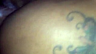 ebony girlfriend's creamy pussy stretched wide by massive bbc in intense doggystyle pounding pov