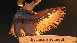 He MOANS Loud in Erotic Orgasm Frenzy