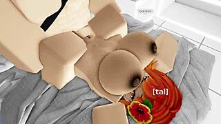Cute Roblox Girl's Tight Pussy Destroyed Big Tits Cumshot