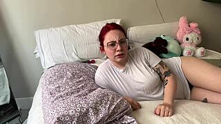 redhead tattooed beauty emotionally handles massive monster cock in ecstasy