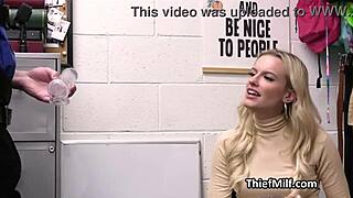 voyeur cougar housewife caught fingering with stolen dildos at office