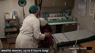 human guinea pigs backstage eliza sheilds spreads shaved pussy in latex gloves