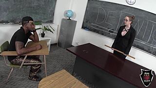 miss andy ray's pussy got hard fucked in detention by big cock