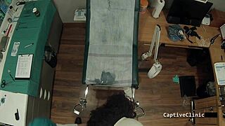 human guinea pigs backstage eliza sheilds spreads shaved pussy in latex gloves