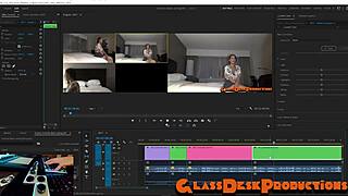 sped up amanda black casting with quick interview edits