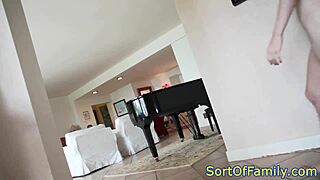 redhead teases sucking trimmed pussy black cock missionary deep