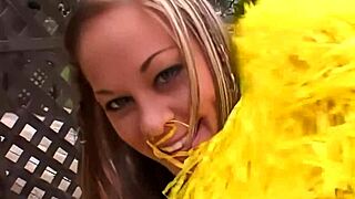 Sexy tanned blonde milf rides long hard cock doggystyle deepthroat till facial squirt