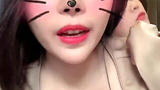 huge white asian tits and ass explode on bigo live