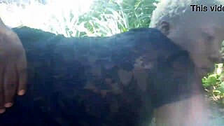 What makes this ebony's blowjob skills utterly irresistible and unmatched?