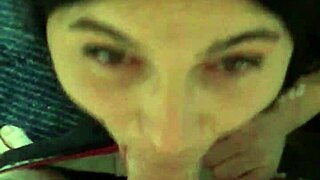 Brunette Bombshell Gia Swallows Inches In Chains!