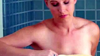 hey big cock stud, pound this blonde milf's juicy ass in the bathroom now?