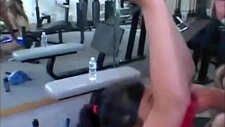 two college cheerleaders scream as coach pounds with monster cock