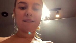 crazy creampie happens right in the public gym with horny teen