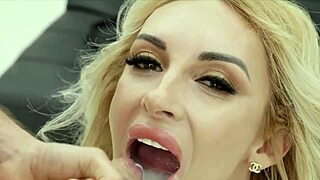 sexy blonde teased at casting couch