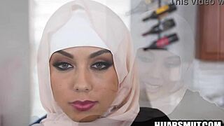 Hijab-Clad Arab Virgin Surrenders Pussy to American Boyfriend's Thrusts