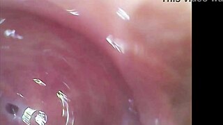 i'm shaking from this real pussy orgasm with cum deep inside under microscope