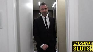 Hey, submissive British babe gets bent over fucked and toyed hard! 🍑😈🔥