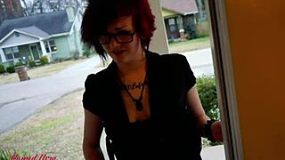 inked busty coed marcie deepthroats cock before wild doggystyle pussy pounding and cumshot