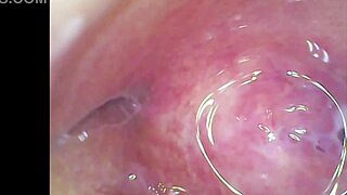 i'm shaking from this real pussy orgasm with cum deep inside under microscope
