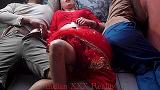 dirty indian milf whispers how tight her pussy feels during quick hardcore fuck