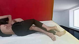 desi beauty with pierced nipples strips to ride huge cock in passionate bedroom fuck