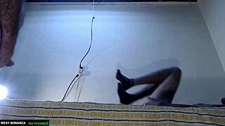 oh god this tight skinny latina milf pussy feels so good bent over cowgirl doggystyle ripped clothes moaning creampie cum dripping homemade quickie ride