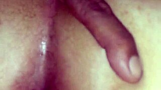 mi papi filled my ass with hot milk and filmed it dripping out