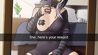 Hot bitch rides dildo wild!