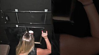 moema swallows cum at swing house as husband watches