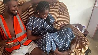 a teasing 4some with longtime skinny ebony tattooed colleagues moaning wildly