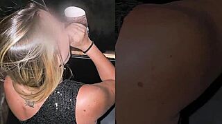 moema swallows cum at swing house as husband watches