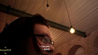 Lesbian Pool Table Orgasms with Shaking Redhead Brunette Licking