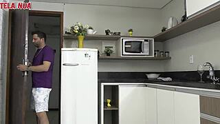 Tight pussy stretched by first huge BBC amateur fuck