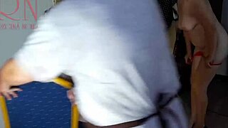 nude barbershop cam watches curvy lady undress for kinky haircut